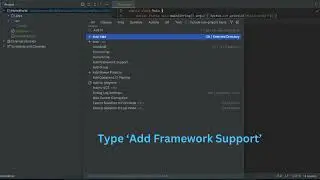 How to Add Framework Support on Intellij IDEA Community Edition CE 2024