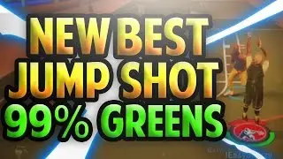 NEW BEST CUSTOM JUMP SHOT IN NBA 2K17 MyPARK • NASTIEST GREEN LIGHT JUMP SHOT!!?😈🔥