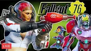 Fallout 76 (LIVE) Nuka Girl Takes On Invaders From Beyond! Part 2