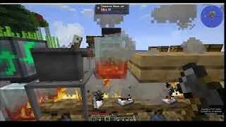 OceanBlock2 Eps 7 - automated jar ! -  auto lava production - oritech pipes