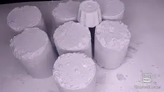soft pillar crush baking soda crumble satisfying relaxing video #asmr#oddlysatisfying#bakingsodaasmr