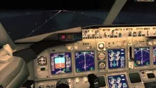 FSX ✈ Boeing 737 Landing ✈ Cockpit & Exterior Dubstep Remix