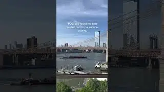 SECRET NYC ROOFTOP?!! #trending #nyc #realestate #amazing #iconic #love #summer #success #shorts