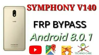 symphony v140 frp bypass । symphony v140 । symphony v140 gmail account unlock