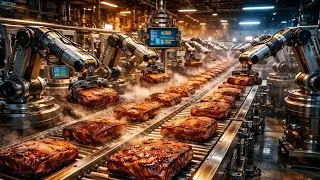 Inside the World’s Most Expensive Smoked Beef Factory | Ultra Strict Hygiene Inspection.