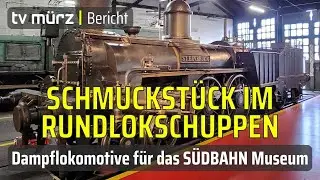 tv m&uuml;rz | Schmuckst&uuml;ck im Rundlokschuppen: Dampflokomotive f&uuml;r das S&Uuml;DBAHN Museum
