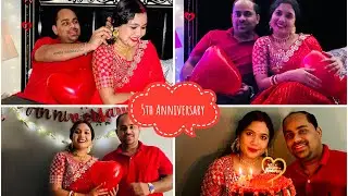 	“Our 5th wedding anniversary celebration”