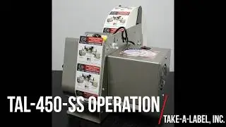 Stainless Steel Label Dispenser: TAL-450SS