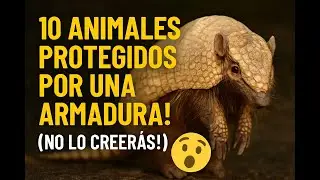 &iexcl;10 Incre&iacute;bles Animales Cubiertos con una Armadura Natural! 😱