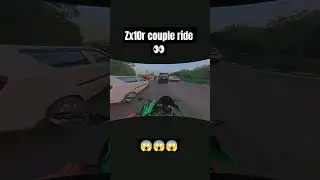 Zx10r couple ride 👀...#shorts #short #zx10r #rider