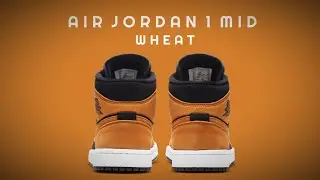AIR JORDAN 1 Mid SE WHEAT 2020 DETAILED LOOK