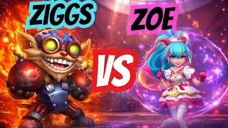 Best Ziggs Mid vs Zoe &mdash; Wild Rift Season 20