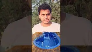 Home Swiming Pool 🏊 Best Business idea unlock 🤣 #homedecor #swimmingpool #businessideas #funnymemes