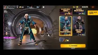 Exchanging Titanium Phantom Bundle । Incubator bundle / Free Fire