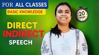 Direct & Indirect Speech Made EASY! 🔥 | Learn in 5 Minutes | For All Classes