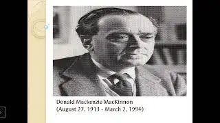 Donald M  MacKinnon - Philosopher