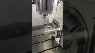SilverCNC 4th axis rotary table machining case