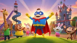 Humpty Dumpty Superhero Comeback 🥚🦸‍♂️ | Nursery Rhymes for Kids | Baby Songs & Fun Adventure