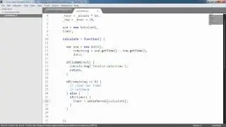 Pure JavaScript Countdown
