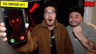 НЕ ОБЩАЙТЕСЬ С ПРОГРАММОЙ ИИ ДЛЯ SNAPCHAT В 3 ЧАСА НОЧИ!! (ЧЕГО ОН ОТ НАС ХОЧЕТ??)