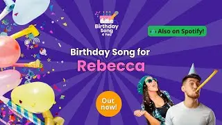 🎂 Birthday Song for Rebecca | Personalized Pop Birthday Music
