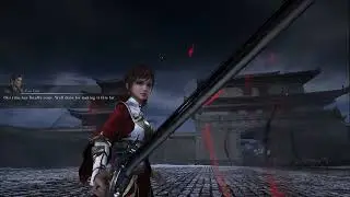Dynasty Warriors Origins - Sun Shangxiang with sword VS Lu Bu ! (Xiapi) (Hero, No Damage)