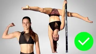 Pole Dance | How To SHOULDER MOUNT To Straddle HANDSTAND