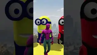 GTA 5 Epic Water Ragdolls | Spider-Man Jumps / Fails ep.(14) #shorts
