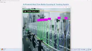 Water Bottle Counting System | Real-Time Object Detection & Counting Using AI | YOLOv11 + Python