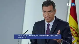 SPAIN  HEALTH   NEARLY 1,000 MORE CORONAVIRUS CASES  IN 24 HOURS