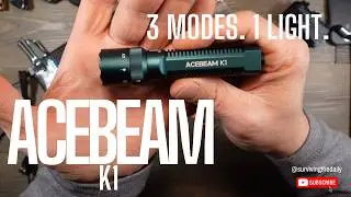Обзор Acebeam K1 | Тестирование на ходу трехрежимного фонарика для повседневного использования
