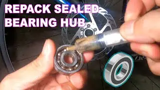 Paano magrepack ng sealed bearing sa hubs