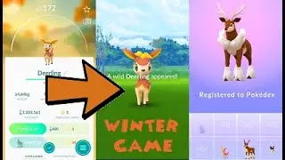 Pokemon Go Winter Deerling & Sawsbuck Evolution