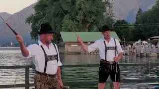 11. Seefest Bad Wiessee 18.08.2023 Kreuther Goa&szlig;lschnalzer, am Tegernsee