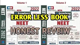 #Errorlessbiology NEET Error less Biology Book Honest Review #neetbooks #neetbiology #neet2022