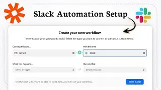 How to Connect Slack to Zapier (sync slack workflows)