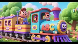 🚂 Песня про танцевальный поезд ABC | Песня про алфавит для детей 🎶🅰️🅱️🆎
