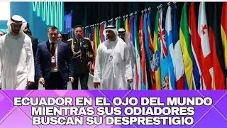 ECUADOR SENTADO EN LA MESA DEL MUNDO: DAVOS Y DUBAI… LOS RESENTIDOS GRITAN “PRESIDENTE TURISTA”