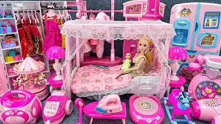 14 Minutes Satisfying with Unboxing Barbie Princess Pink Kitchen,Rock Bed Play Set Review Toys｜ASMR