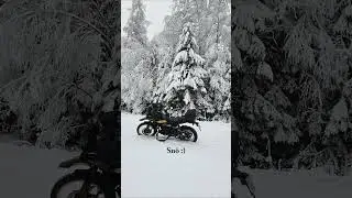MC-touring n&auml;r den &auml;r som b&auml;st p&aring; sn&ouml; :)