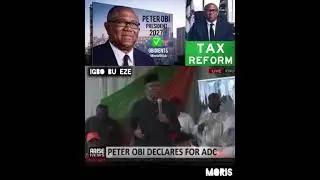 Peter Obi on the new tax laws in Nigeria&mdash;-The best man for Nigeria&mdash;-Peter Obi President 2027.