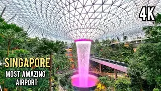 The Most Amazing Airport Tour | Singapore Jewel Changi Airport Tour | Pokemon Centre Singapore