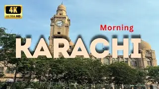 Karachi Early Morning | 4K Drive | Peaceful life🇵🇰