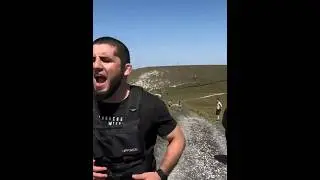 Islam Makhachev in Dagestan mountain 🏴&zwj;☠️⚔ #ufc #ufcfighter #dagestan #khabib #fyb
