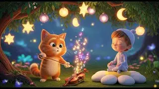 Die Katze Die Geige Spielte | Lustige Kinderreime und Musikgeschichten f&uuml;r Kinder