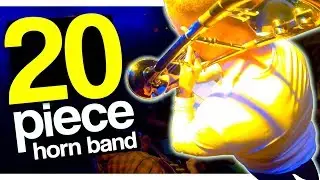 I played a gig with a 20-piece band | Gig Vlog