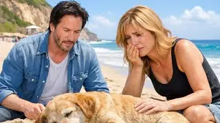 Keanu Reeves and Sandra Bullock Spot a Sick Dog on the Beach &mdash; Sandra&rsquo;s Tears Say It All&rdquo;