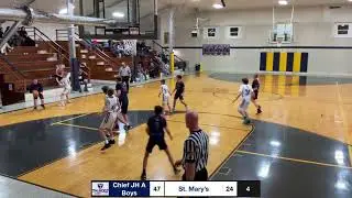 CHIEF 14U Boys A-Team Basketball vs. St. Mary&rsquo;s