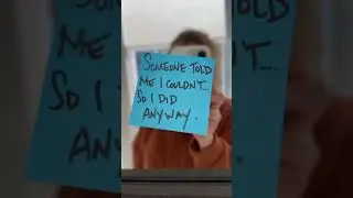 Never fit in to stand out &hellip; #joyjoy #postitnote