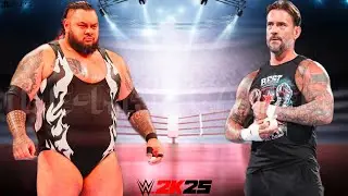WWE 2K25 - CM Punk vs Bronson Reed | Iron Man Match at SummerSlam